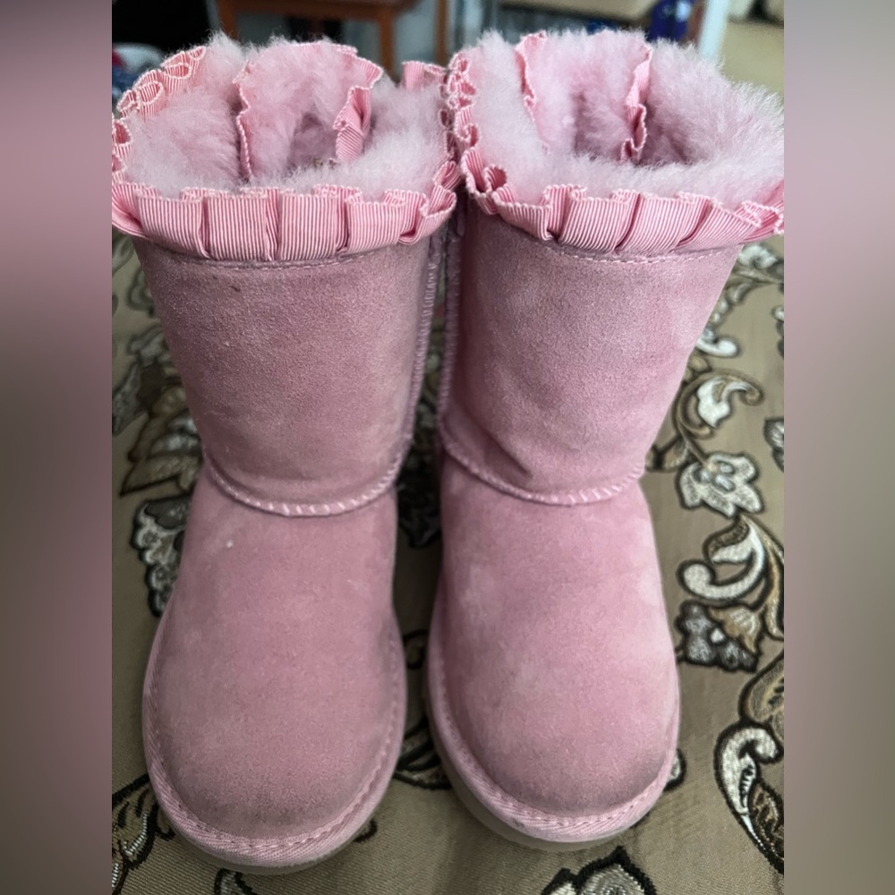Toddler pink UGG boots size 10